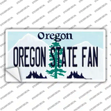 Oregon State Fan OR Novelty Sticker Decal Small