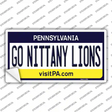 Go Nittany Lions PA Novelty Sticker Decal Small