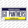 Go Panthers PA Novelty Sticker Decal Small