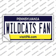 Wildcats Fan Pennsylvania PA Novelty Sticker Decal Small