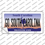 Go South Carolina SC Novelty Sticker Decal Small