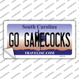 Go Gamecocks SC Novelty Sticker Decal Small