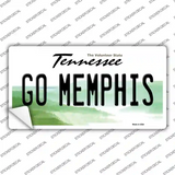 Go Memphis TN Novelty Sticker Decal Small