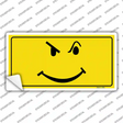 Defiant Smiley Novelty Sticker Decal