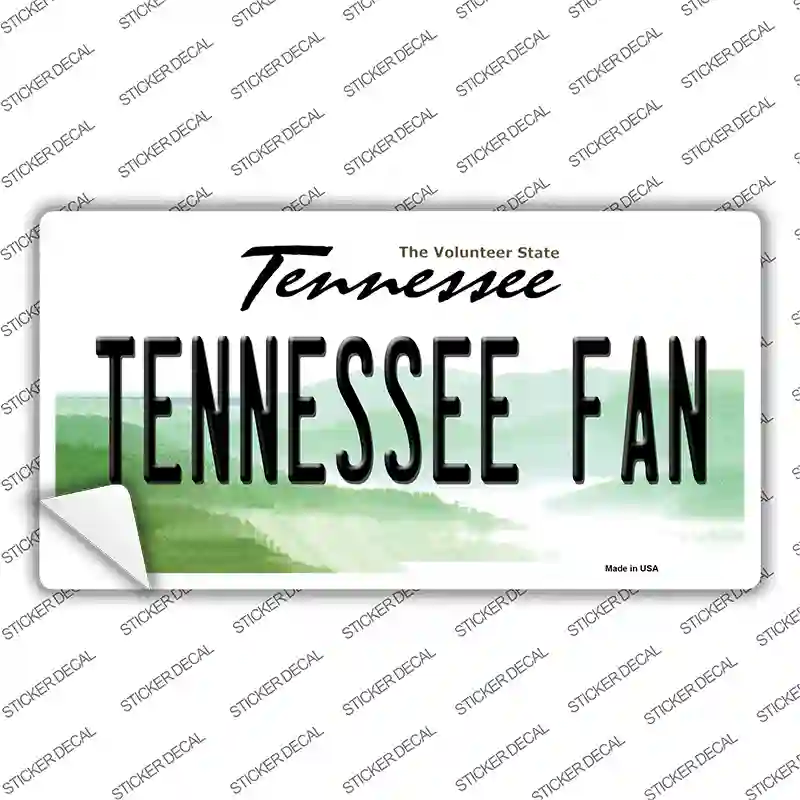 Tennessee Fan TN Novelty Sticker Decal Small