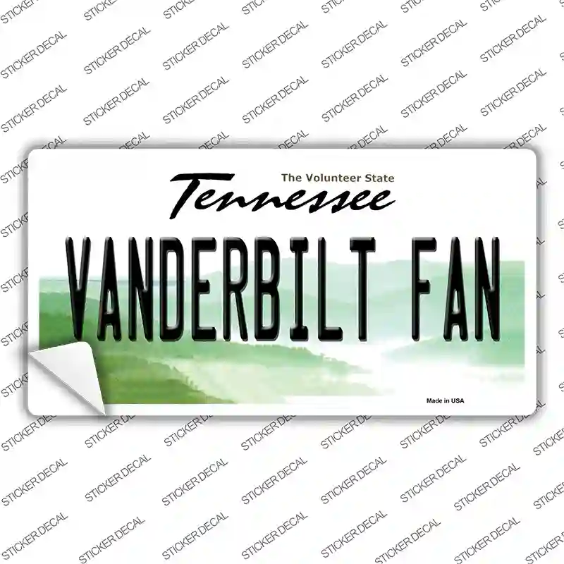 Vanderbilt Fan TN Novelty Sticker Decal Small