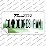 Commodores Fan TN Novelty Sticker Decal Small