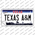 Texas A&M TX Novelty Sticker Decal Small