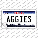 Aggies TX Novelty Sticker Decal Small