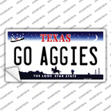 Go Aggies Texas TX Novelty Sticker Decal Small