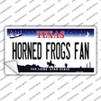 Horned Frogs Fan TX Novelty Sticker Decal Small