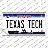 Texas Tech TX Novelty Sticker Decal Small