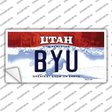 BYU UT Novelty Sticker Decal Small