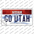 Go Utah UT Novelty Sticker Decal Small