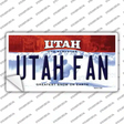 Utah Fan UT Novelty Sticker Decal Small