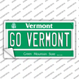 Go Vermont VT Novelty Sticker Decal Small