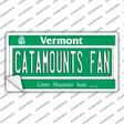 Catamounts Fan VT Novelty Sticker Decal Small