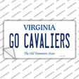 Go Cavaliers VA Novelty Sticker Decal Small