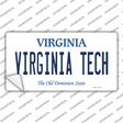 Virginia Tech VA Novelty Sticker Decal Small