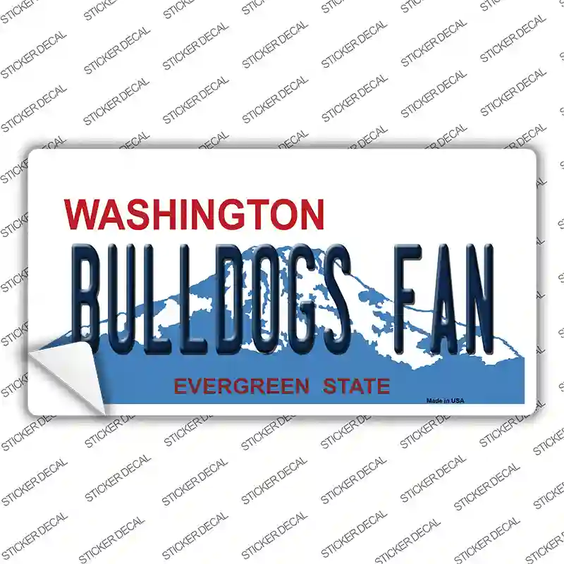 Bulldogs Fan WA Novelty Sticker Decal Small