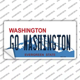 Go Washington WA Novelty Sticker Decal Small