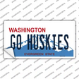 Go Huskies WA Novelty Sticker Decal Small