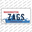 Zags Novelty Sticker Decal Small