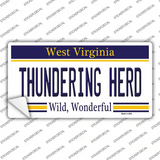 Thundering Herd Novelty Sticker Decal Small