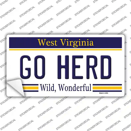 Go Herd Novelty Sticker Decal Small