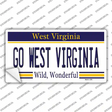 Go West Virginia Novelty Sticker Decal Small