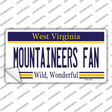 Mountaineers Fan Novelty Sticker Decal Small