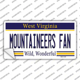 Mountaineers Fan Novelty Sticker Decal Small