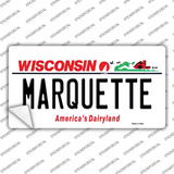 Marquette Novelty Sticker Decal Small