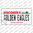 Golden Eagles Novelty Sticker Decal Small