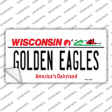 Golden Eagles Novelty Sticker Decal Small