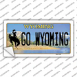 Go Wyoming Novelty Sticker Decal Small