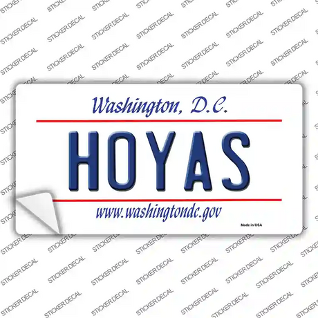 Hoyas Novelty Sticker Decal Small