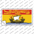 New Brunswick Canada Flag Novelty Sticker Decal Small