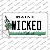 Wicked Maine Novelty Sticker Decal Small