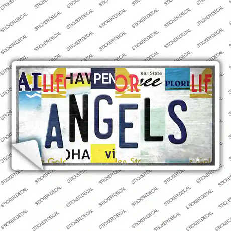 Angels Strip Art Novelty Sticker Decal Small