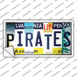 Pirates Strip Art Novelty Sticker Decal Small