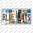 Blue Jays Strip Art Novelty Sticker Decal Small