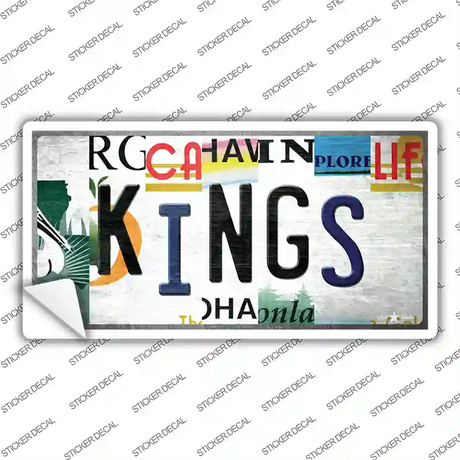 Kings California Strip Art Novelty Sticker Decal