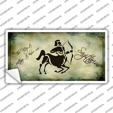 Sagittarius Zodiac Novelty Sticker Decal Small