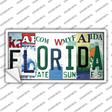 Florida Strip Art Novelty Sticker Decal