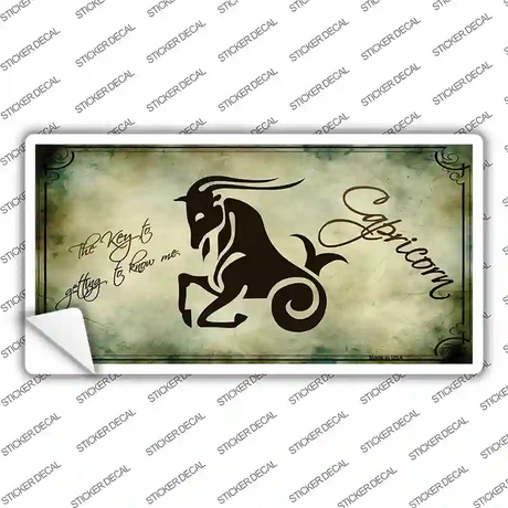 Capricorn Zodiac Novelty Sticker Decal Small