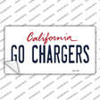 Go Chargers Novelty Sticker Decal Small