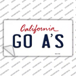 Go Athletics Novelty Sticker Decal Small