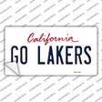 Go Lakers Novelty Sticker Decal Small