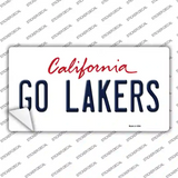 Go Lakers Novelty Sticker Decal Small